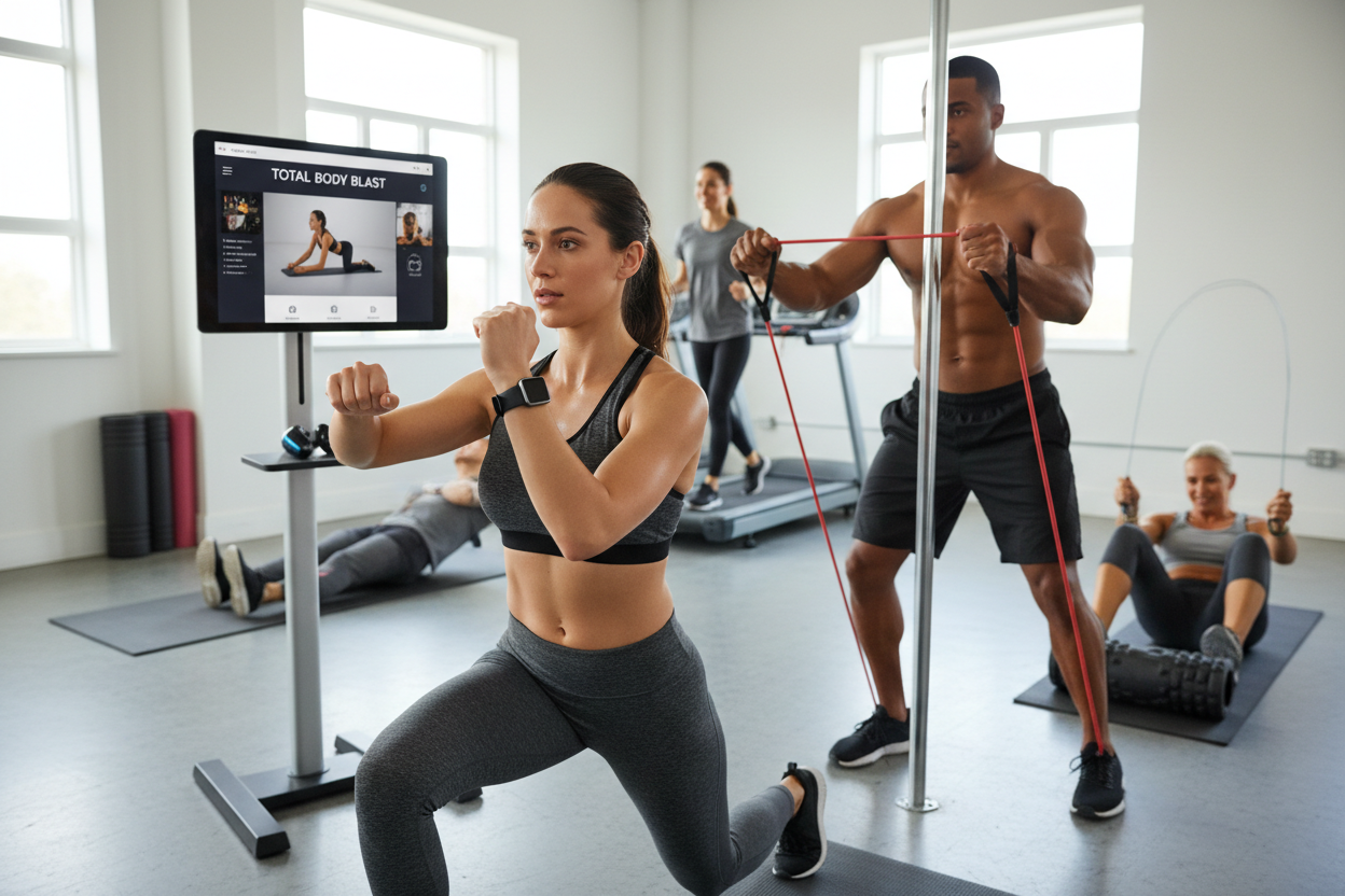 Gadgets for training in use